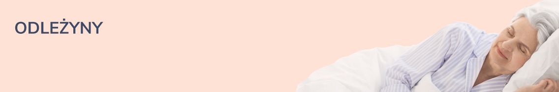 Odleżyny - starsza kobieta leżąca w łóżku