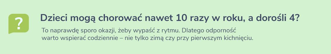 Dzieci mogą chorować nawet 10 razy w roku, a dorośli 4?