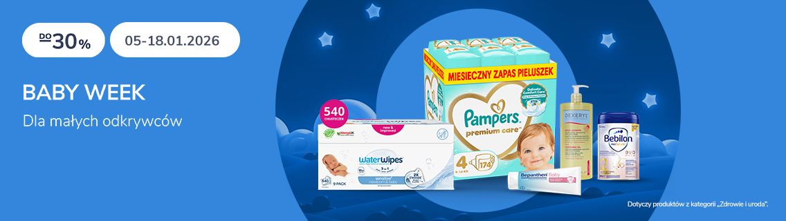 baby week uśmiechnięte dziecko w jesiennej aurze