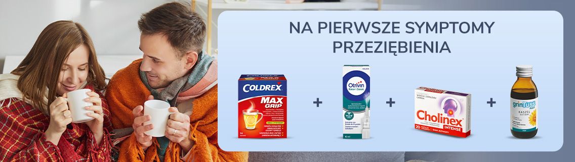 Zestaw produktów na pierwsze symptomy przeziębienia