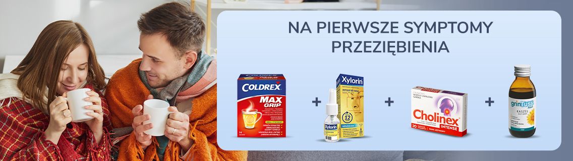 Zestaw produktów na pierwsze symptomy przeziębienia