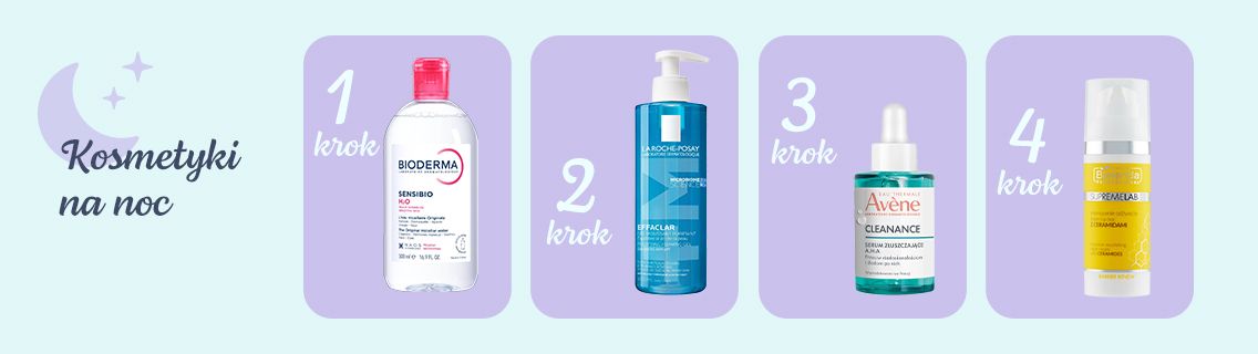Twoja rutyna pielęgnacyjna na trądzik na noc