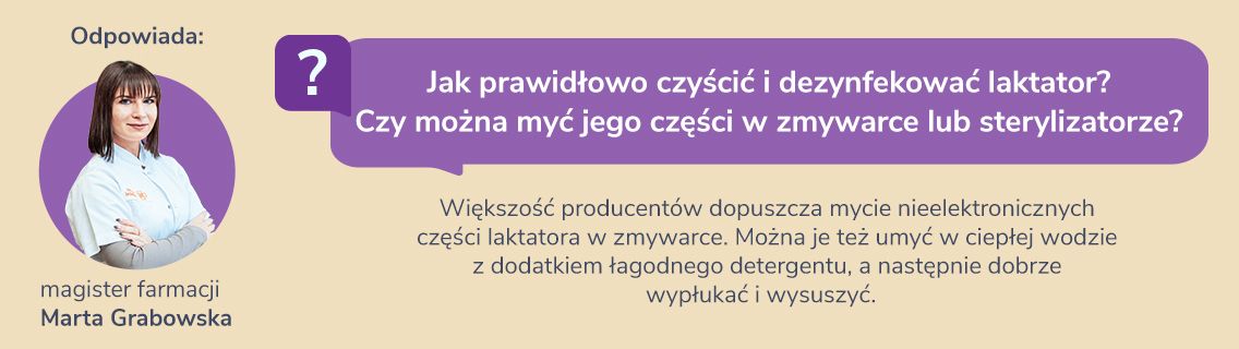 Jak prawidłowo dezynfekować laktator? Odpowiada farmaceutka