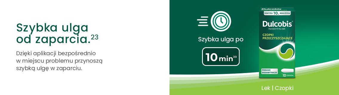 Szybka ulga od zaparcia - Dulcobis