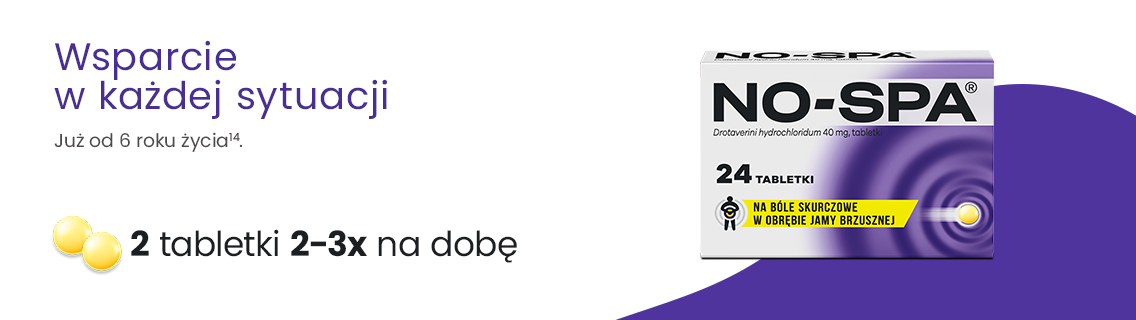 Wsparcie w każdej sytuacji - No-Spa