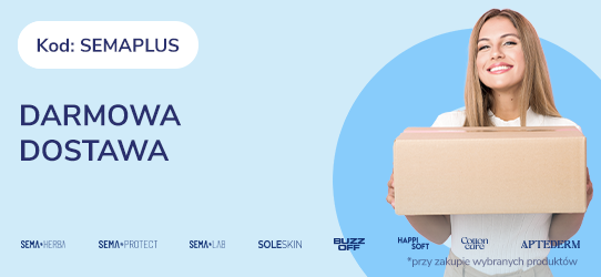 darmowa dostawa uśmiechnięta kobieta z paczką