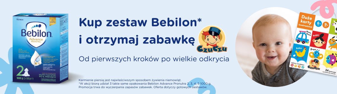 Kup zestaw bebilon i otrzymaj zabawkę.