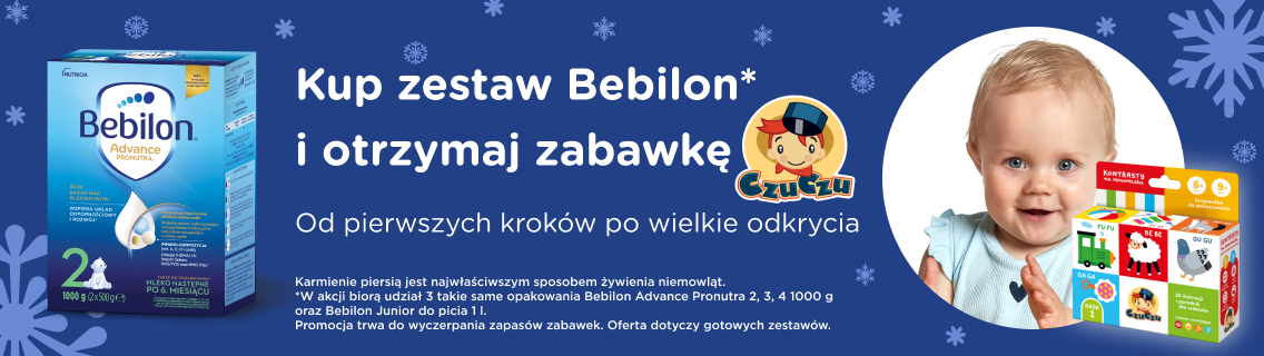 Kup zestaw bebilon i otrzymaj zabawkę.