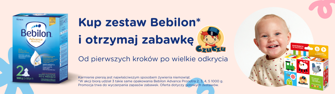 Kup zestaw bebilon i otrzymaj zabawkę.