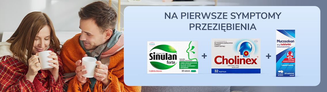 na pierwsze symptomy przeziębienia